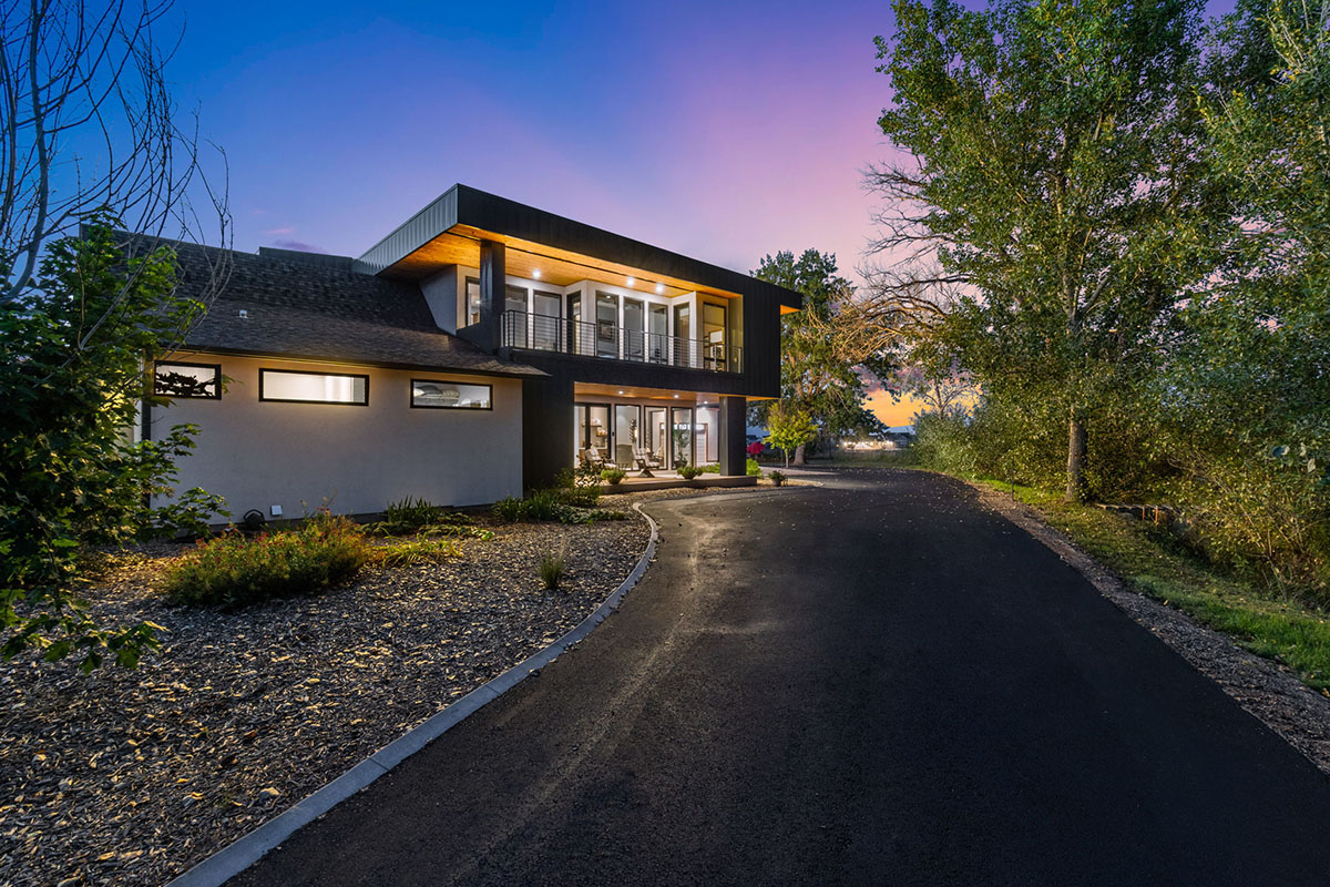 Fort Collins, CO, home remodel, luxury, modern, two story home, nine car garage