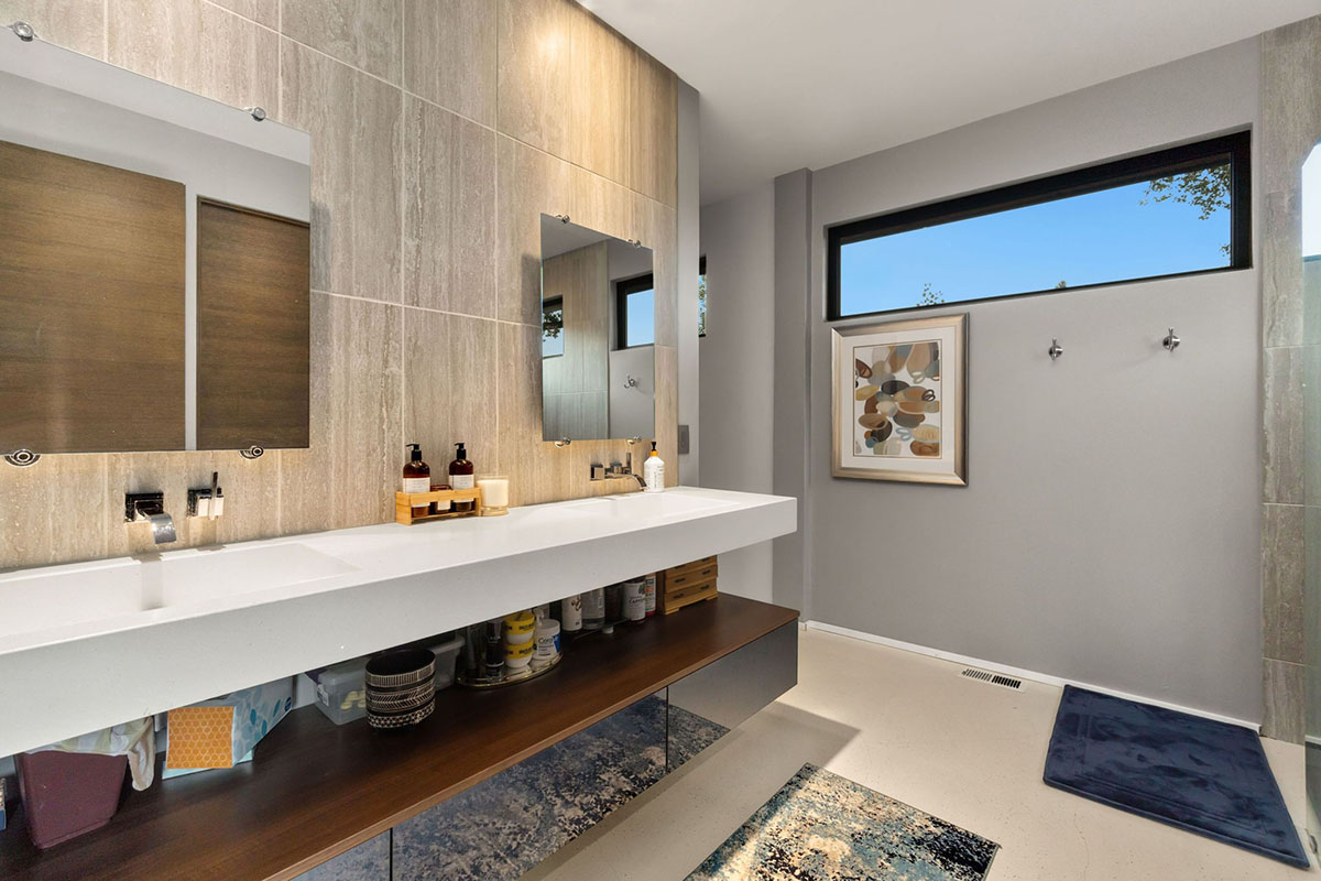 Fort Collins, CO, home remodel, luxury bathroom, modern living space