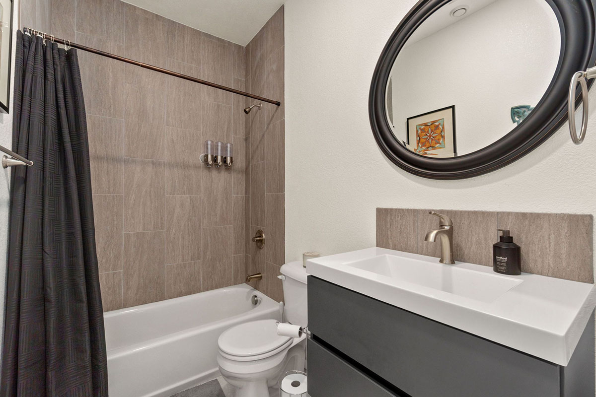 Fort Collins, CO, home remodel, luxury bathroom, modern living space