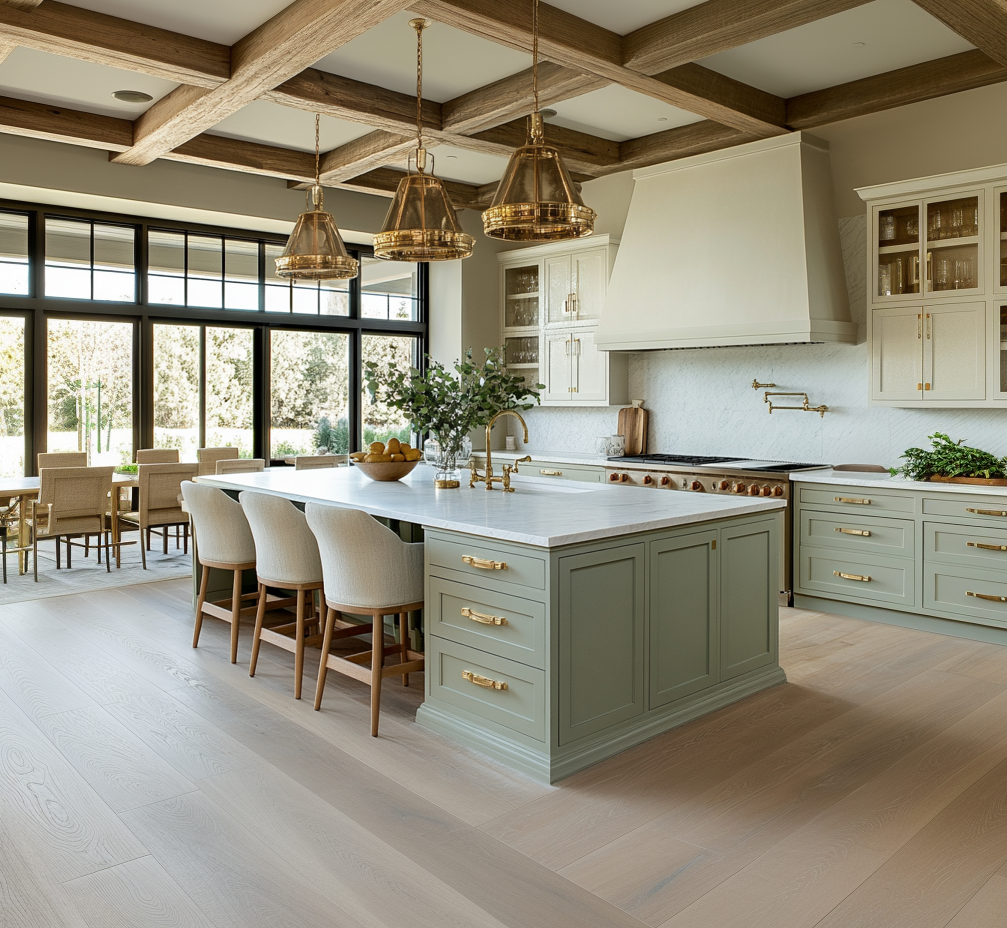 white kitchen shaker cabinets